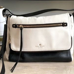 Kate Spade Black and White Leather purse
